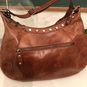 Born leather handbag